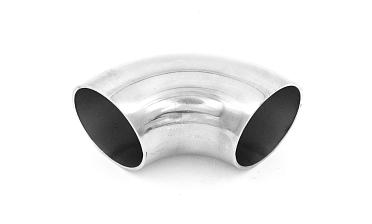 Отвод поручня Ø42.4х90х1.45 мм, 90°, полированный 400 Grit (AISI 201) k346-5 купить в Уфе