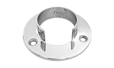 Фланец для трубы Ø48.3 мм, под 3 самореза 6.8 мм, литой, полированный, (AISI 304) k238-3 купить в Уфе