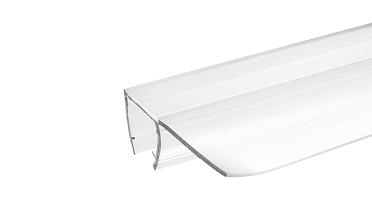 Уплотнитель для стекла 8мм, 90°, стекло-стекло 2,2 м.длина уса 25 мм t215y-8 купить в Уфе