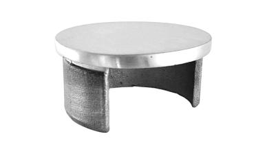 Заглушка для поручня с пазом Ø48.3 мм 4х39 мм шлифованная (AISI 304) k235-2 купить в Уфе