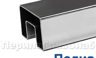 Труба 40х60, с пазом 24х24, полированная, AISI 304 k824-3 купить в Уфе