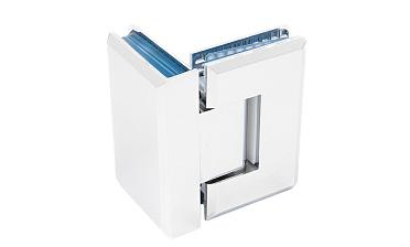 Петля для душевой кабины стекло-стекло 90° 90х55 мм полированный  t304 PSS купить в Уфе