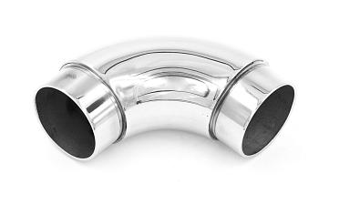 Отвод поручня под Ø42.4х1.5 мм, 90°, литой, полированный, с вставками (AISI 201) k383-3 купить в Уфе