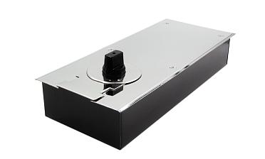 Доводчик для стеклянной двери до 80 кг EN2, напольный, 500 тыс. циклов, нержавеющая сталь AISI 304, полированная t182 PSS купить в Уфе