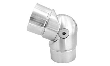 Поворот литой, внутренний, шарнирный, под Ø50.8х1.5 мм, шлифованный, AISI 304 Фk011-6 купить в Уфе