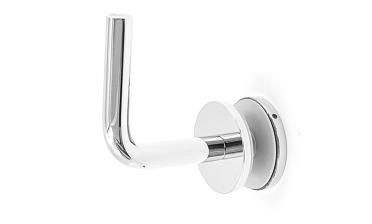 Держатель поручня на стекло 10-17 мм, полированный (AISI 304) k008 купить в Уфе