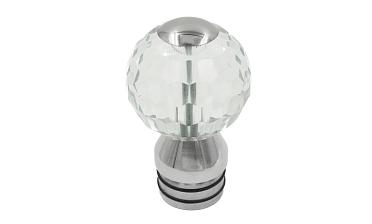 Стеклянный шар, наконечник на стойку Ø50.8 мм, с алюминиевой системой фиксации, прозрачный k248 купить в Уфе