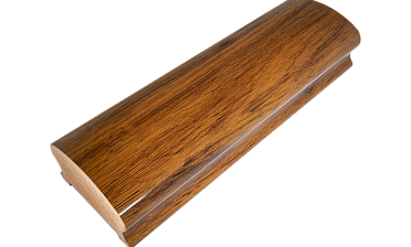 Пластиковый поручень фигурный текстурный, цвет Венге, длина 4м k897-3  купить в Уфе