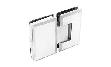 Петля для душевой кабины стекло-стекло 180° 90х55 мм, шлифованная  t303 SSS купить в Уфе