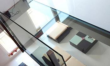 Сверхлегкое стеклянное перекрытие в Уфе. Готовые проекты ПерилаГлавСнаб