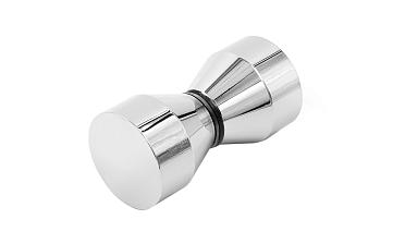 Дверная ручка «кноб» для душа, алюминий-хром, полированная t693 ALPC купить в Уфе