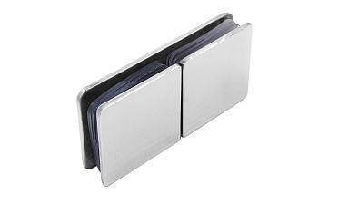 Коннектор для душевой кабины стекло-стекло 180°, 45х45, нерж 304, вырез 64 t724 PSS купить в Уфе