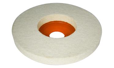 K427-3 войлок белый Ø125х10 мм очищенный, для тонкой полировки 11 000 rpm, Premium k427-3  купить в Уфе