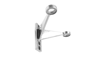 Крепление рутеля к стене, двойное 250мм, фланец с тремя отверстиями, AISI 304 k612-3 купить в Уфе