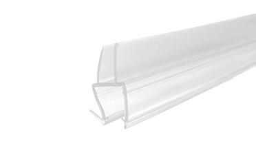 Уплотнитель для стекла в душевую кабину 10 мм, прозрачный, стена-стекло 2200 мм t226 купить в Уфе