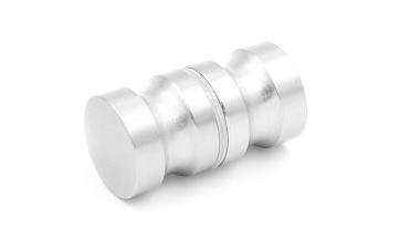 Дверная ручка "кноб", алюминий-хром, шлифованный t692 AL SSS купить в Уфе