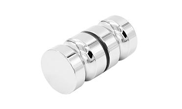 Ручка-кноб для двери 32х38 мм латунь-хром, полированная t692 PC купить в Уфе