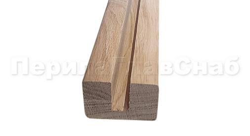 Поручень Дуб профильный  в Уфе. Комплектующие для лестничных ограждений и перил ПерилаГлавСнаб