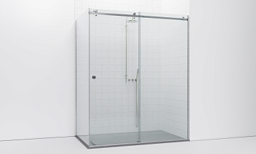 Комплект фурнитуры для раздвижной душевой перегородки, угловой, на профиле t552-1 купить в Уфе