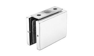 Коннектор стена-стекло с монтажной пластиной, шлифованный, вырез 09 t192 SSS купить в Уфе