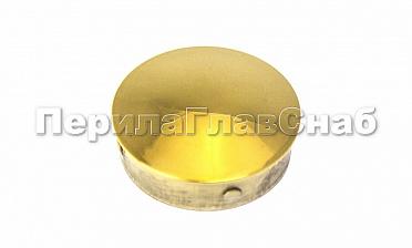 Заглушка штампованная Ø38х1.5 мм, (AISI 304), под золото Фk036-88 купить в Уфе