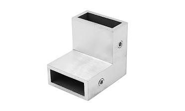 Соединитель труба-труба 90°, для трека 30х10 мм, 90°, AISI 304, шлифованный t460 SSS купить в Уфе