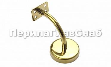 Пристенок с ложементом под плоскость,  сварной с крышкой, полированный, под золото (AISI 201) Фk386-88 купить в Уфе