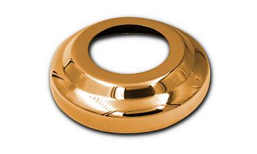 Низ стойки Ø38.1 мм, S=0.8 мм, внешний Ø78х12 мм, золото Фk007-88 купить в Уфе