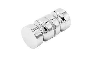 Дверная ручка «кноб», алюминий-хром, полированная t692 ALPC купить в Уфе