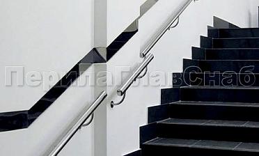 Пристенный поручень из нержавеющей стали 50 мм купить в Уфе