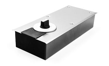 Доводчик для стеклянной двери напольный, шлифованный EN2 500 тыс.циклов  115 гр (дверь 700-900 мм , до 80 кг) t186-2 SSS купить в Уфе