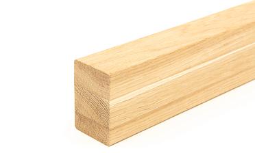 Дубовый поручень 60х40 некрашеный БЕЗ ПАЗА, Премиум Ф-1196 купить в Уфе