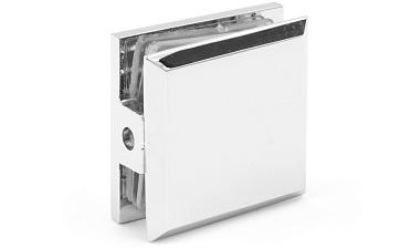 Коннектор для душевой стена-стекло 45х45, латунь-хром t730-2 PC купить в Уфе