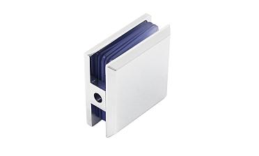 Коннектор для душевой кабины стена-стекло 45х45 мм цинк-хром, полированный t730 PZn купить в Уфе