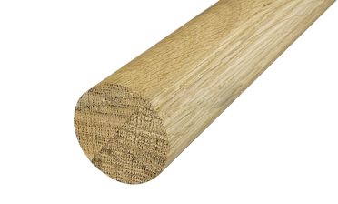 Поручень деревянный из Дуба Ø50мм -  2,0 м Премиум Ф-1662 купить в Уфе
