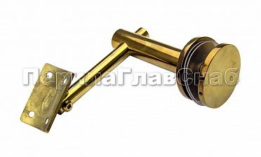 Выносной держатель поручня на стекло 8-16 мм, под золото (AISI 304) Фk241-88 купить в Уфе