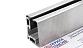 Профиль шлифованный зажимной для стекла 8-12 мм, С ОТВЕРСТИЯМИ, длина 3 м т40-6 SSS