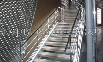 Нержавеющие перила и ограждения с подсветкой в Уфе. Готовые проекты ПерилаГлавСнаб