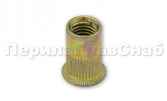 Заклепка латунь с внутр. резьбой М8, бурт №1 k478