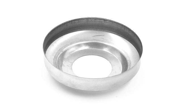 Низ стойки Ø32 мм, S=0,4 мм, внешний Ø78 х12 мм, полированный 400# AISI 201 k007-32 2