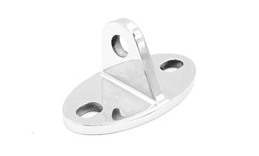 Крепление ванты(тяги) козырька к стене (AISI316), литое, полированное k658-16 купить в Уфе