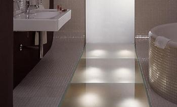 Стеклянные полы в ванной в Уфе. Готовые проекты ПерилаГлавСнаб