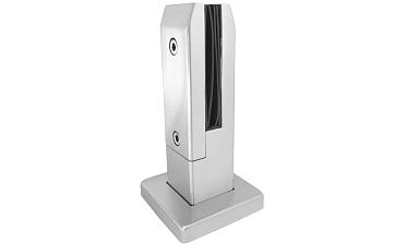 Стеклодержатель литой напольный, плоский 50х50х190 мм, шлифованный (AISI 304) Фk275-2 купить в Уфе