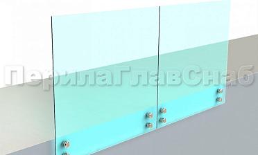Ограждение без поручня на точечном креплении купить в Уфе