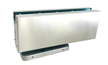 Фитинг нижний со встроенным доводчиком для стеклянной двери до 80 кг, шлифованный t185-2 SSS   купить в Уфе