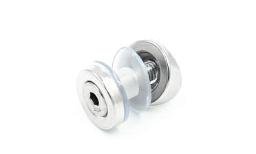 Стеклодержатель точечный для трубы Ø38.1 мм, штампованный, полированный (AISI 304) k074 купить в Уфе