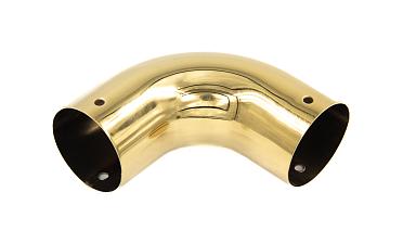 Отвод 90° для круглого пластикового поручня, золото k259-88 купить в Уфе
