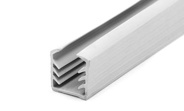 Уплотнитель в поручень с пазом 24х24 для стекла 12мм, EPDM (3-х метровый) СЕРЫЙ Фk301-G купить в Уфе