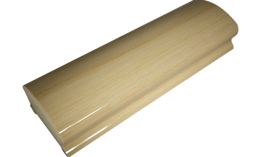 Пластиковый поручень фигурный текстурный, цвет беленый дуб, длина 4м k899-3  купить в Уфе