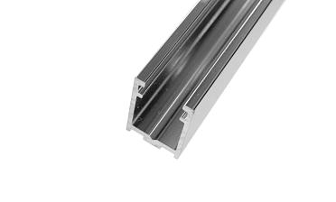 П-образный профиль 19x13, L=3000, под стекло 8 мм, алюминий полированный t758-3000 AL купить в Уфе